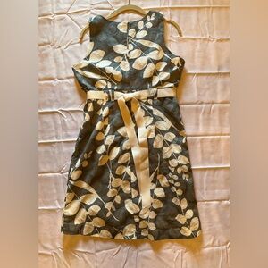 Gray/Ivory floral dress